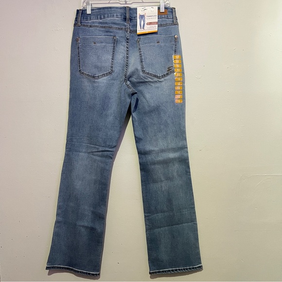 New Seven7 Tummyless High Rise Slim Boot Jeans in Laguna Stretch Denim Size 12 - Picture 5 of 7